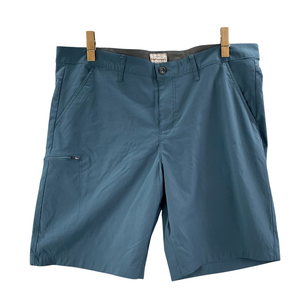 Weatherproof Trail Short Mens 40 Blue Nylon Spandex Stretch Hiking Cargo Outdoor